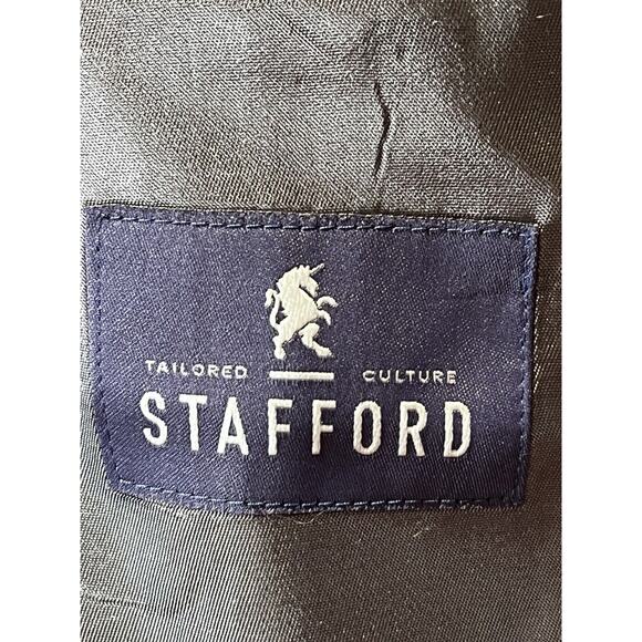 Stafford Tuxedo Jacket 40L Mens Black Suit Coat Jacket Only - Picture 14 of 14